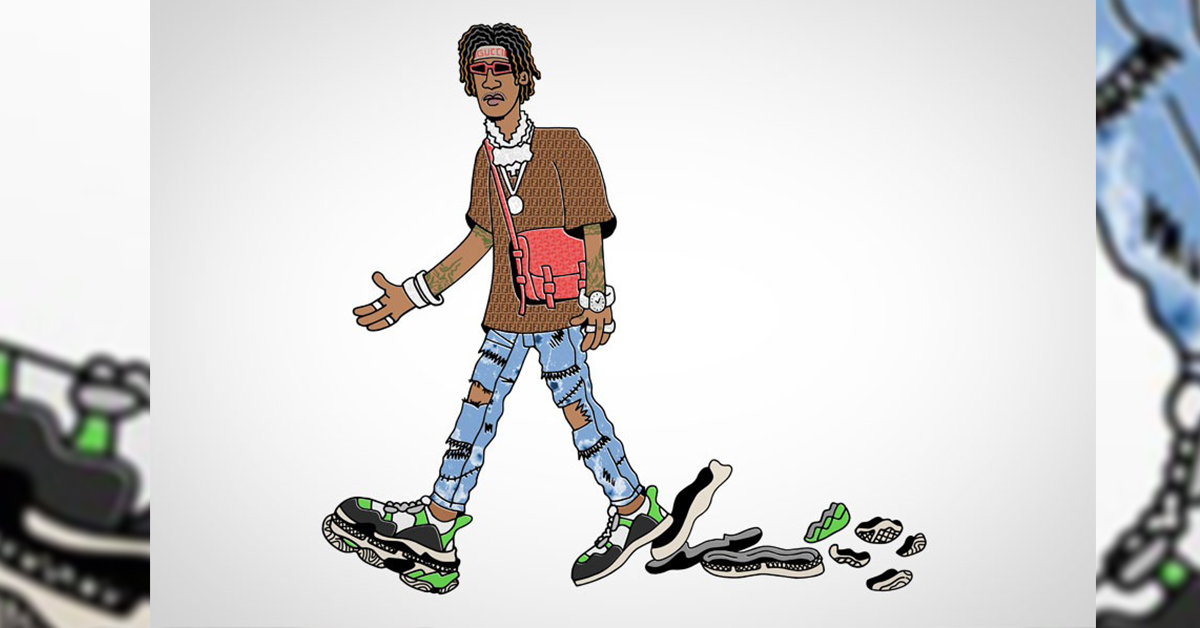 Bulky 2024 sneakers trend